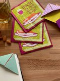 Corner Bookmark Cocktail Napkin Gift Set